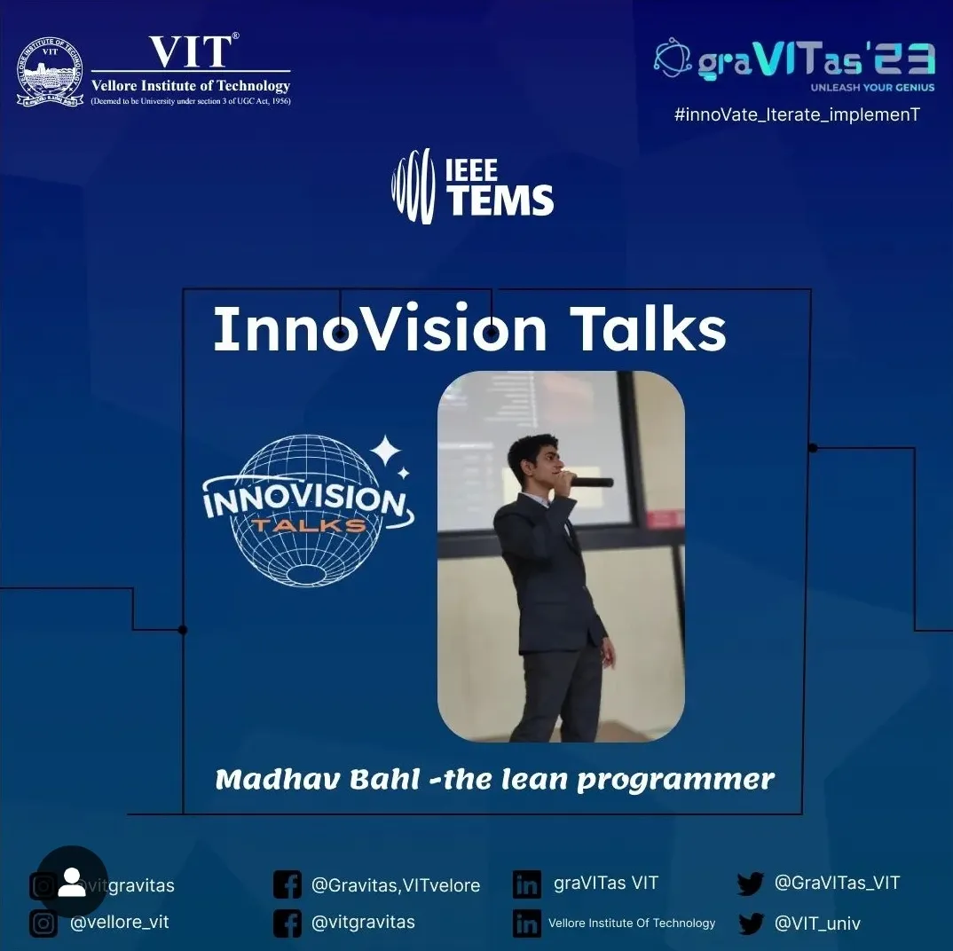 Innovision Talk, IEEE TEMS