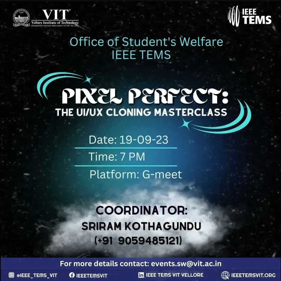 Pixel Perfect, IEEE TEMS